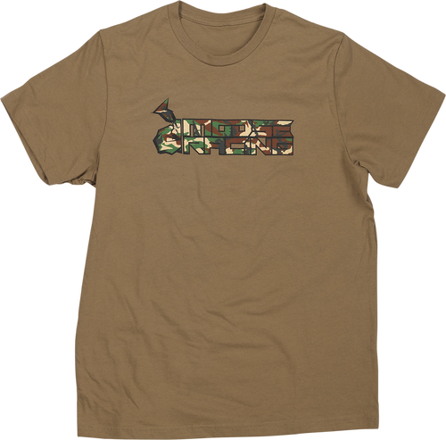 MOOSE OFFROAD Youth Camo T-Shirt - Tan - Small 3032-3686