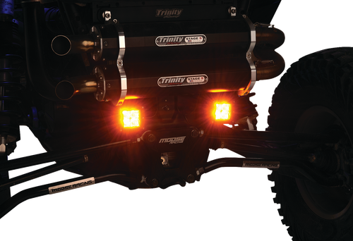 MOOSE OFFROAD Light Pods - LED - 3" - Amber MSE-LPKITA