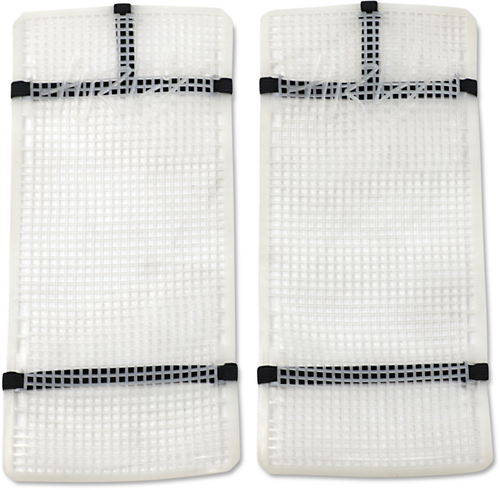 MOOSE OFFROAD Mud Radiator Cover - White - KTM HPRMUDKT2502TM