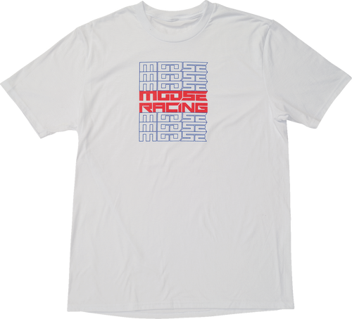 MOOSE OFFROAD Recurrence T-Shirt - White - Large 303024437