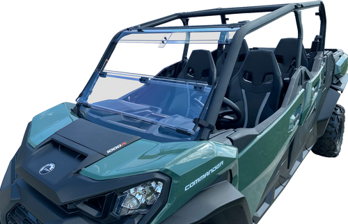 MOOSE OFFROAD Full Folding Windshield - Deluxe - Can-Am V000292-12200M