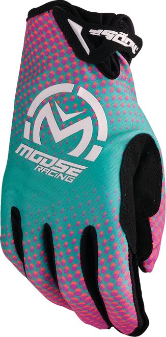MOOSE OFFROAD SX1™ Gloves - Pink/Purple/Teal - XL 3330-8075
