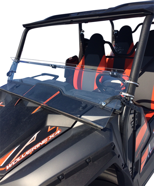 MOOSE OFFROAD Full Folding Windshield - Wolverine LEMA100-0042