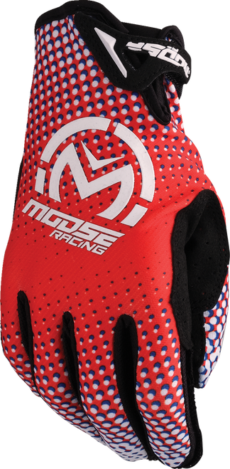 MOOSE OFFROAD SX1™ Gloves - Red/White/Blue - 3XL 3330-8065