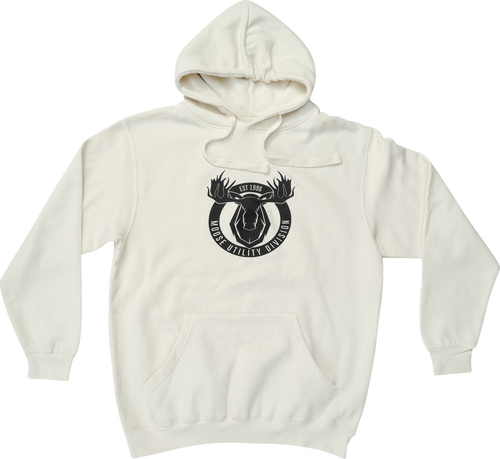 MOOSE OFFROAD MUD Badge Hoodie - Natural - XL 3050-6962