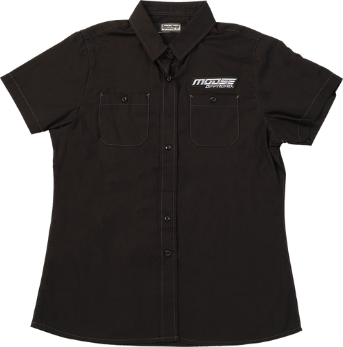 MOOSE OFFROAD Women's Moose Offroad Shop Shirt - Black - 2XL MRS01S7BCH2R