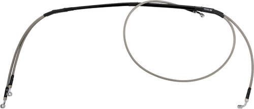 MOOSE OFFROAD Brake Line Pair - Stainless Steel B05-1-019/P