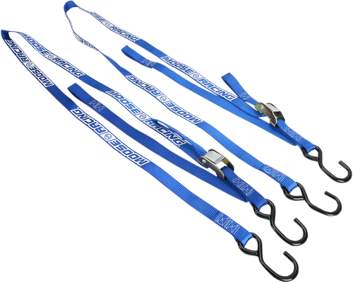 MOOSE OFFROAD Soft-Tie Tie-Downs - Blue 3920-0304