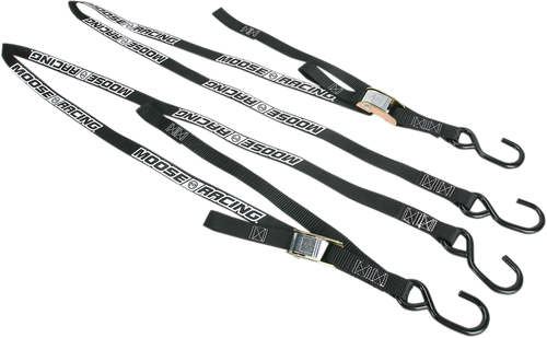 MOOSE OFFROAD Soft-Tie Tie-Downs - Black 3920-0302
