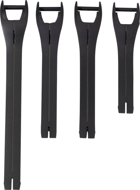 MOOSE OFFROAD Qualifier Boot Strap Kit - Black - Size 10-15 3430-1016