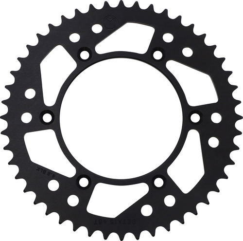 MOOSE OFFROAD Rear Sprocket - Aluminum - 48 Tooth - Black - Beta 1211-BET-48-10
