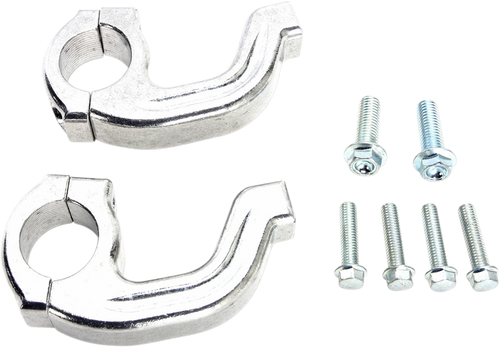 MOOSE OFFROAD Replacement Contour Handguard Inner Mount Clamp - Magura - Silver 50-236S