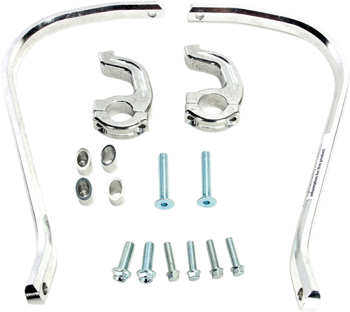 MOOSE OFFROAD Contour Handguards - 1-1/8" - Silver 50-5214S