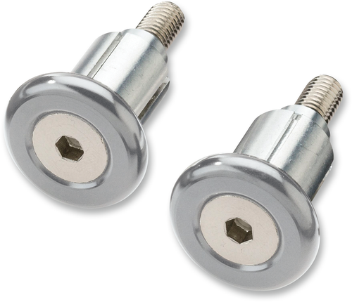 MOOSE OFFROAD Handlebar Ends - Silver 1BEC0661-PSPM