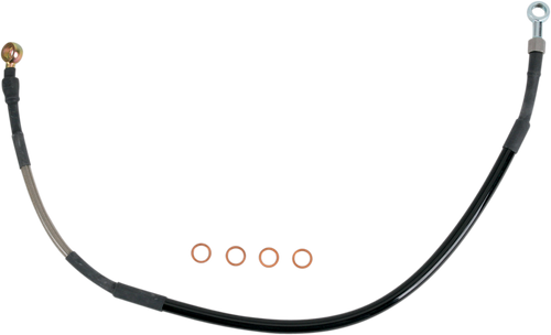 MOOSE OFFROAD Brake Line - Rear - Stainless Steel - Yamaha Y01-2-010/P