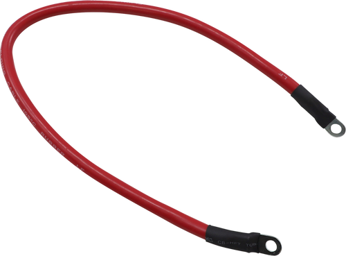 MOOSE OFFROAD Battery Cable - 18" - Red 680-6728