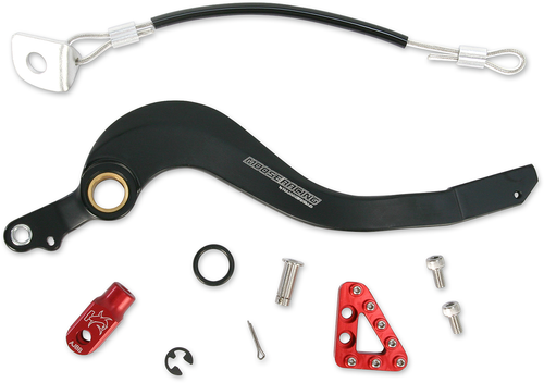 MOOSE OFFROAD Brake Pedal - Red - Honda 82-0104-21-11