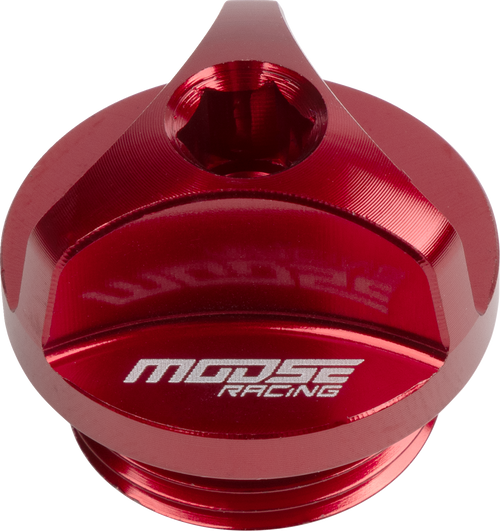 MOOSE OFFROAD Oil Filter Plug - Red - Beta T14-5311R
