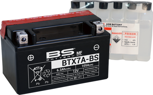 BS BATTERY Battery - BTX7A-BS (YTX) 300619