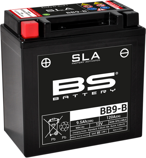 BS BATTERY Battery - BB9-B (YB) 300675
