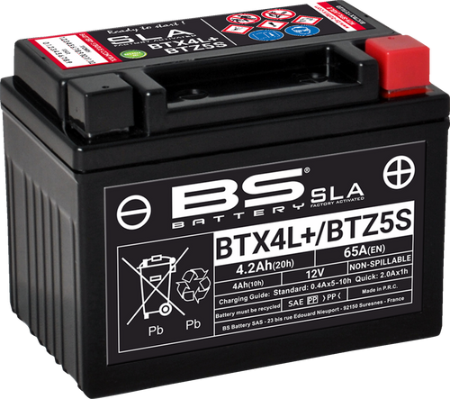 BS BATTERY Battery - BTX4L/BTZ5S (YTX) 300669