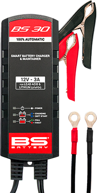 BS BATTERY Battery Charger/Maintainer - BS 30 - 12V - 3 A 700572