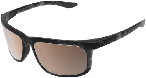 100% Hakan Sunglasses - Matte Black Havana - Bronze Lens 61036-259-73