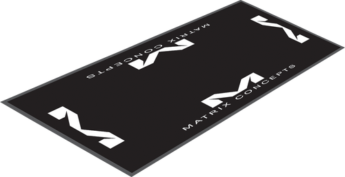 MATRIX CONCEPTS,LLC M40 Carpeted Mat - Black - 3.5'x7' M40-101