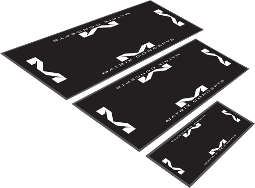 MATRIX CONCEPTS,LLC M20 Carpeted Mat - Black - 2'x4' M20-200