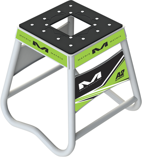 MATRIX CONCEPTS,LLC A2 Stand - Aluminum - Green/White A2 105