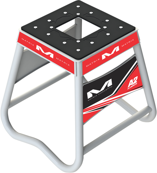 MATRIX CONCEPTS,LLC A2 Stand - Aluminum - Red/White A2 102