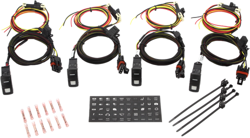 Light Duty Switch System In Cab Pulse Bar 4 Pack