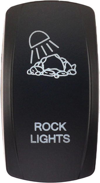 Dash Switch Rocker Face Rock Lights