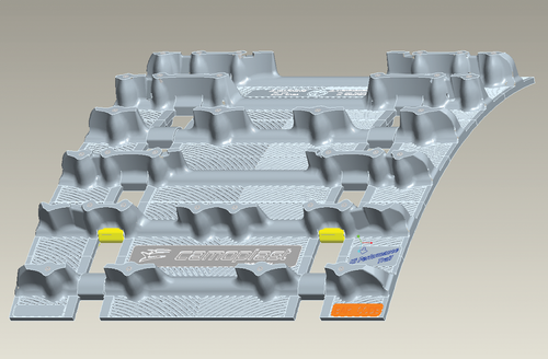 CAMSO ICE Attak XT™ Track - Mostly Groomed/Aggressive - 15" W x 137" L - 1.22" Lug Height 9191H