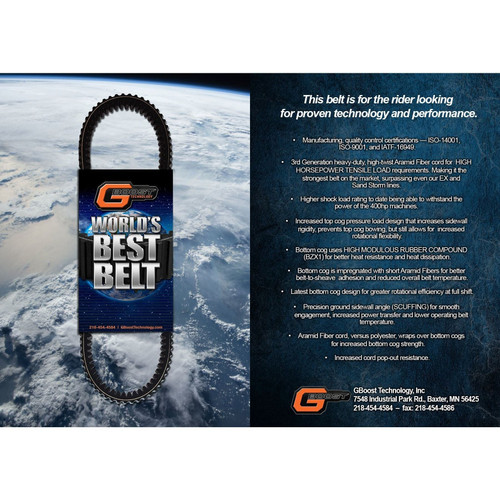 Kawasaki KRX World's Best Belt | G Boost