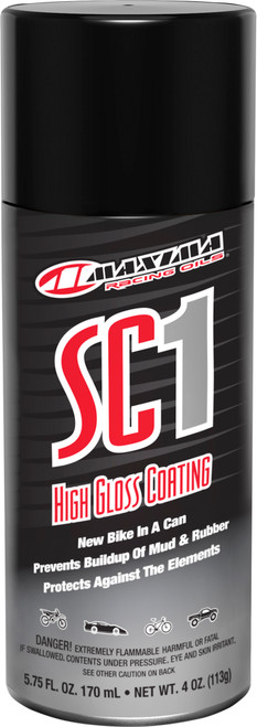 High Gloss Sc1 Clear Coat Silicone Spray 4 Oz
