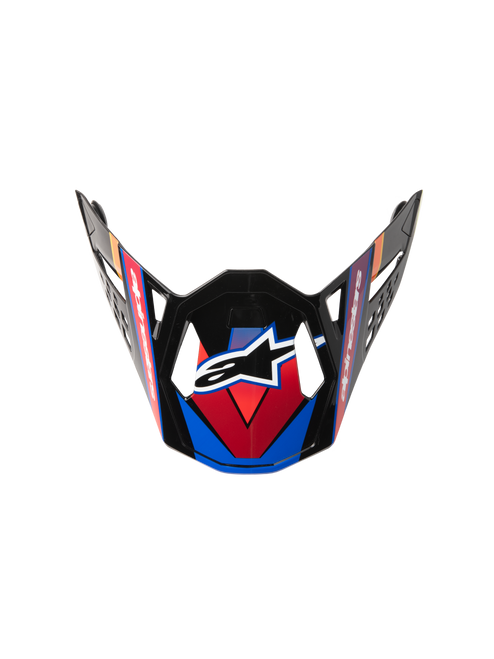 Visor S M10 22.06   Era Blu/Red/Ylw Fluo Glossy