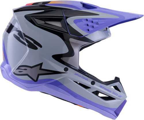 Jettson Sm3 Helmet Gry/Purp/Blk Glossy 2x
