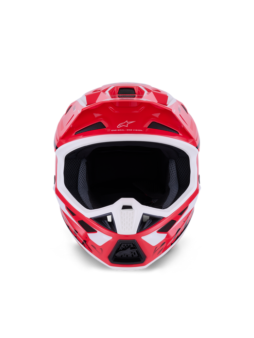Sm7 Deed Helmet Red/Blk/Wht Glossy 2x