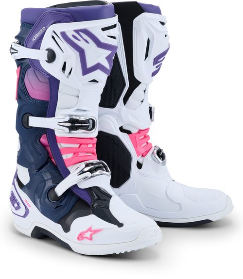 Tech 10 Wht/Violet/Nvy Bl/Pnk Fl 12