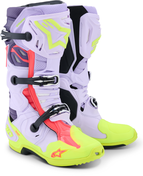 Tech 10 Supervented Purp/Ylw Fluo/Diva Pink 11