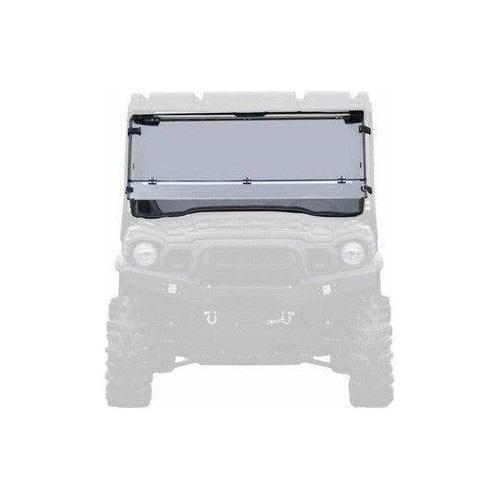 SuperATV Kawasaki Mule Pro Scratch Resistant Flip Down Windshield