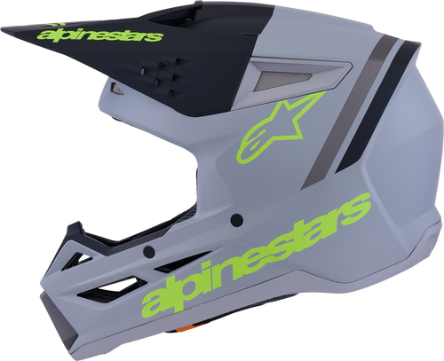 Sm3 Radium Helmet Gry/Blk/Ylw Fluo Matt 2x