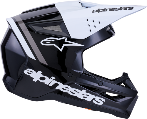 Sm3 Radium Helmet Blk/Wht/Gry Glossy Sm