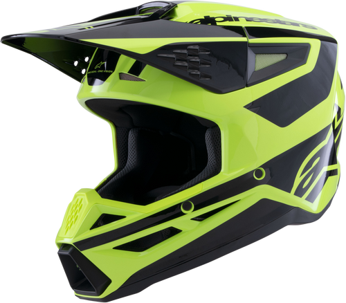 Sm3 Heat Helmet Yellow Fluo/Black Glossy Xl