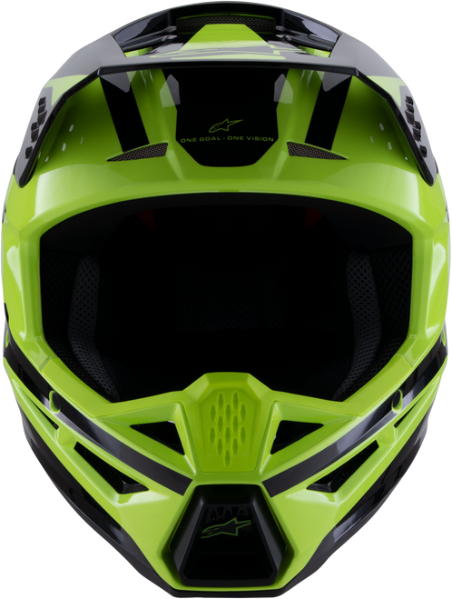 Sm3 Heat Helmet Yellow Fluo/Black Glossy 2x