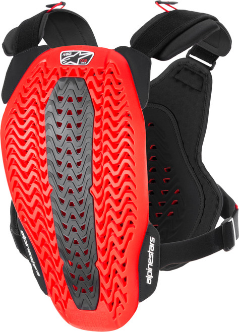A 5 Plasma Chest Protector Black/Red/White Md/Lg