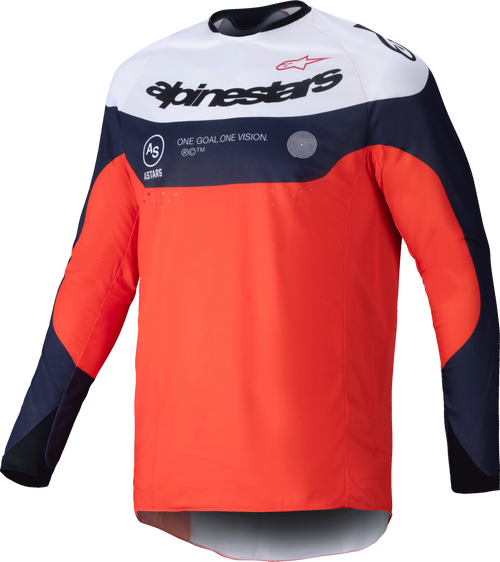 Pro Dura Jersey Navy/Hot Orange/White Sm