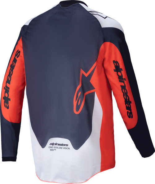 Pro Dura Jersey Navy/Hot Orange/White Sm