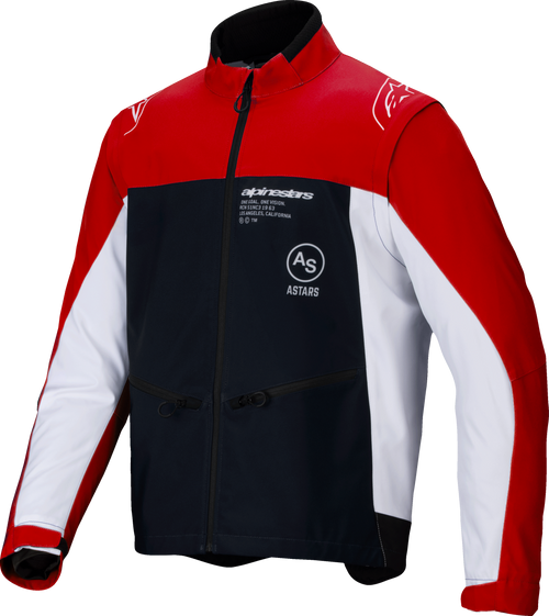Lite Dura Softshell Jacket Black/Bright Red/White Lg